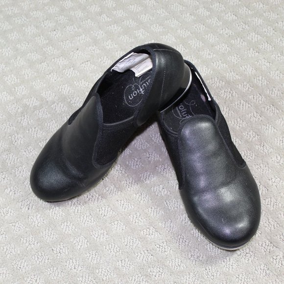 Revolution Dancewear Black No Tie Tap Shoes Style 531 Size:7 Women's - Picture 1 of 6